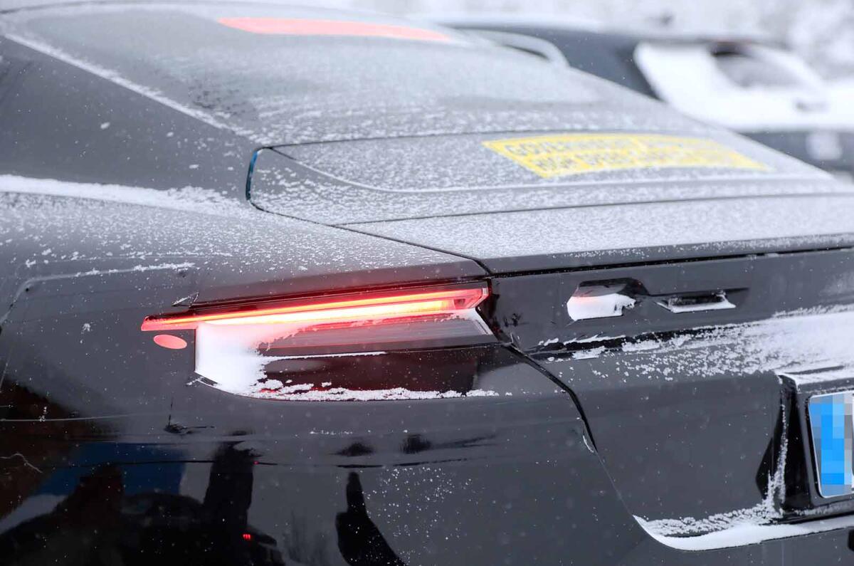 Porsche Taycan spies winter testing