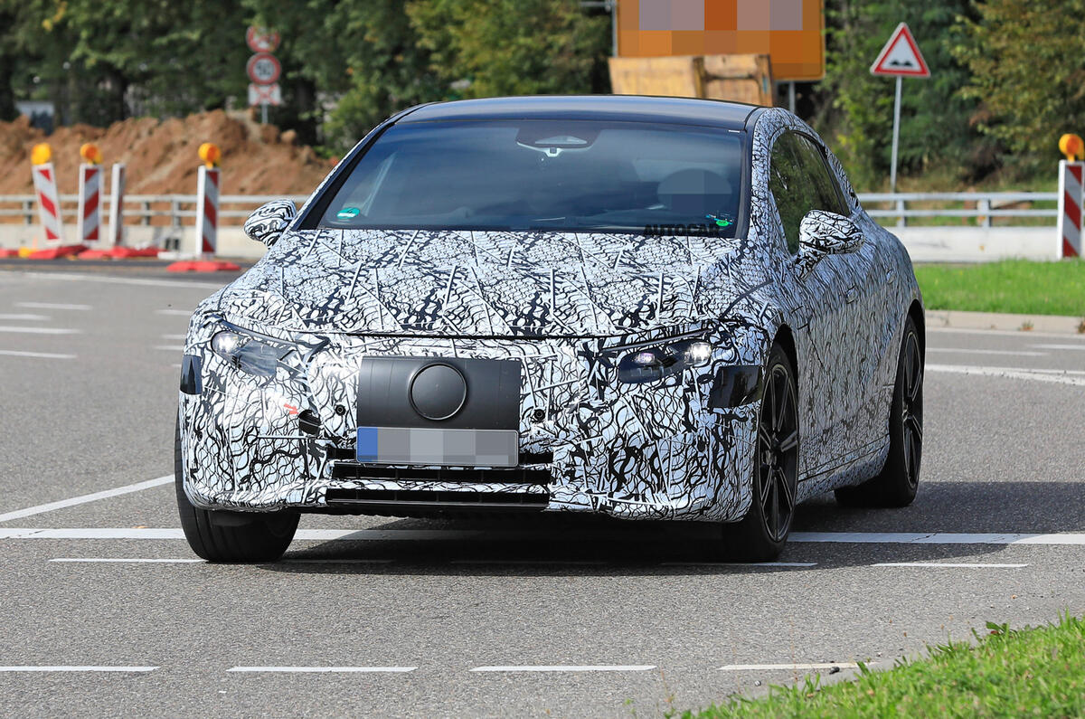 2021 Mercedes-Benz EQS prototype - front 2021 Mercedes-Benz EQS prototype - front