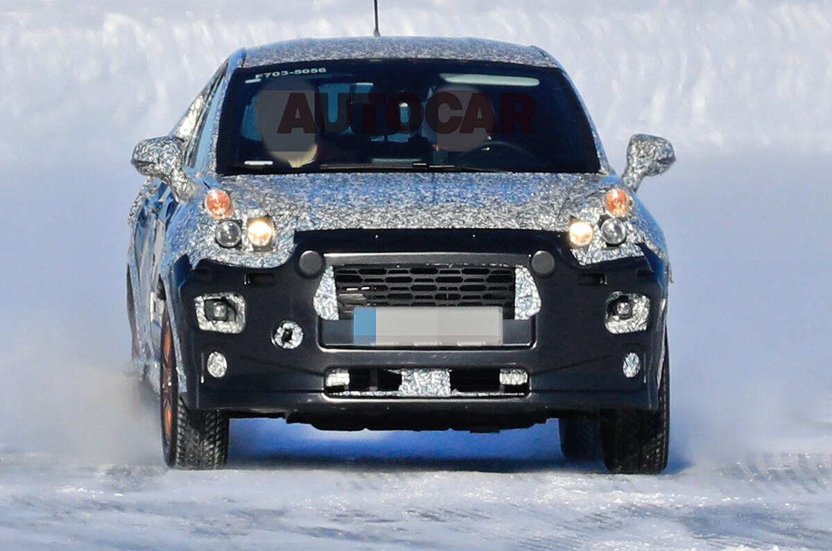 Ford Fiesta based SUV Ecosport replacement winter testing