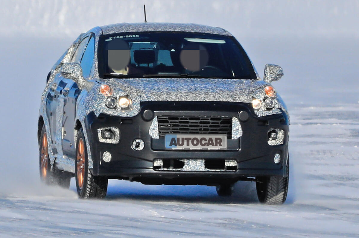 Ford Fiesta based SUV Ecosport replacement winter testing