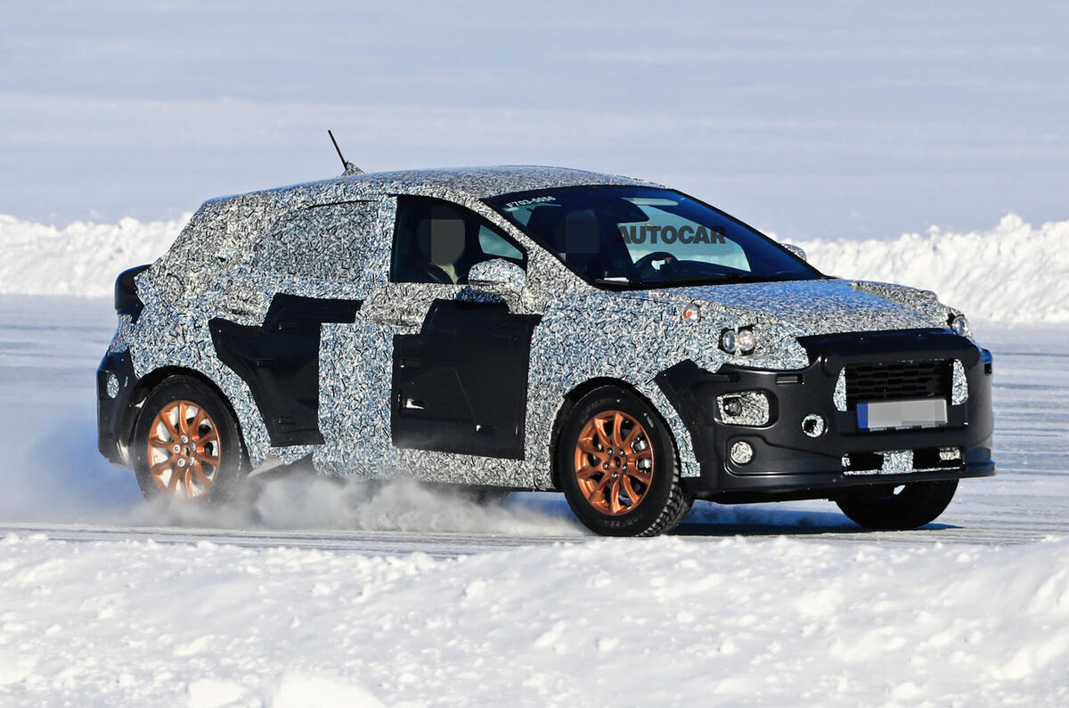 Ford Fiesta based SUV Ecosport replacement winter testing