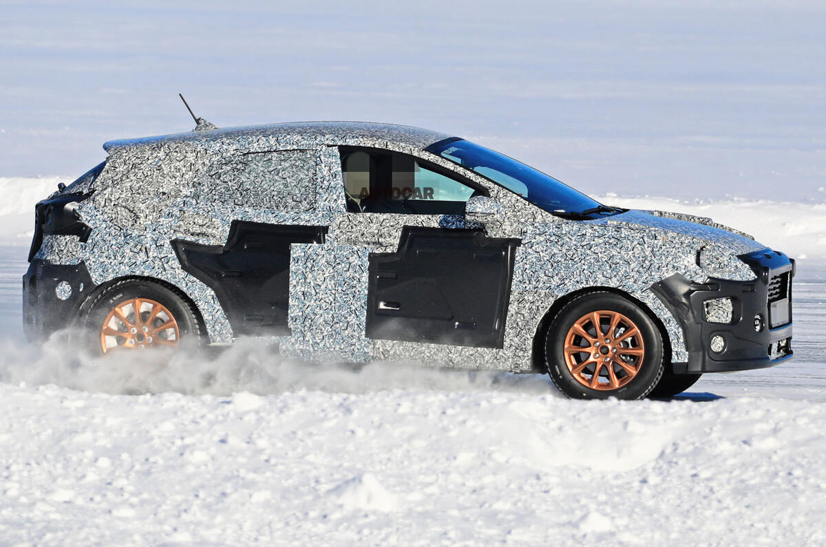 Ford Fiesta based SUV Ecosport replacement winter testing