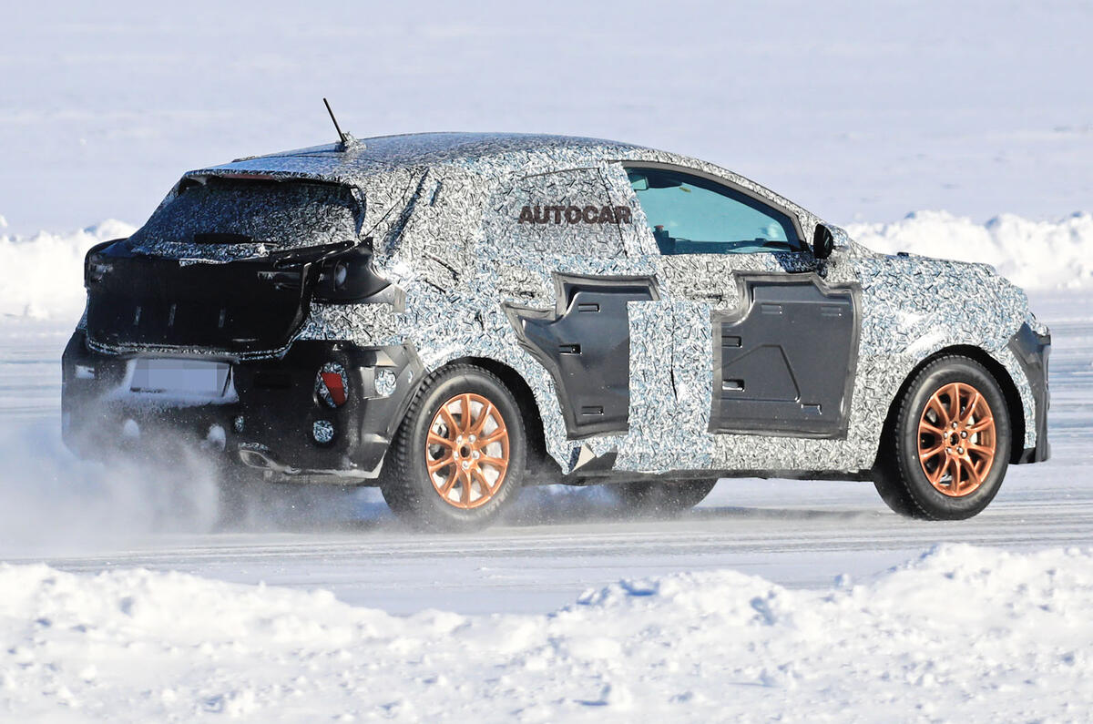 Ford Fiesta based SUV Ecosport replacement winter testing