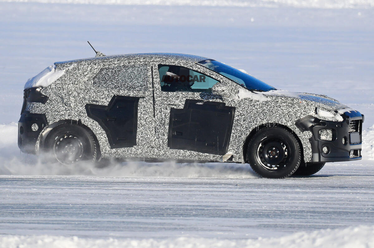 Ford Fiesta based SUV Ecosport replacement winter testing