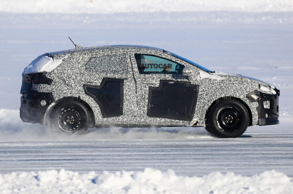 Ford Fiesta based SUV Ecosport replacement winter testing