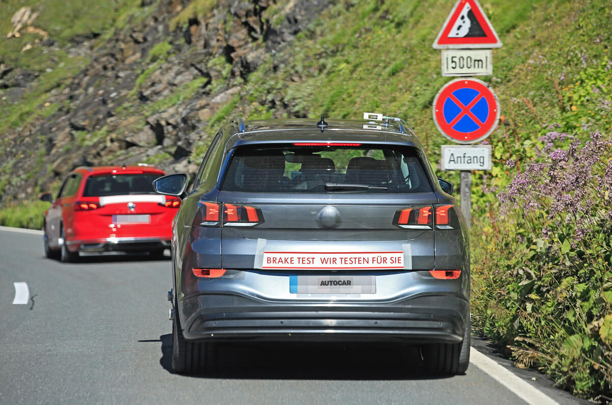 2021 Volkswagen ID 6 prototype - rear 2021 Volkswagen ID 6 prototype - rear