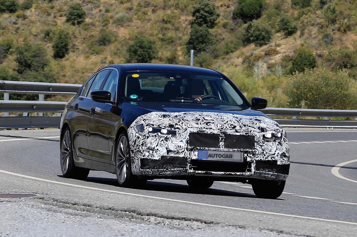 2021 BMW 5 Series saloon prototype - front
