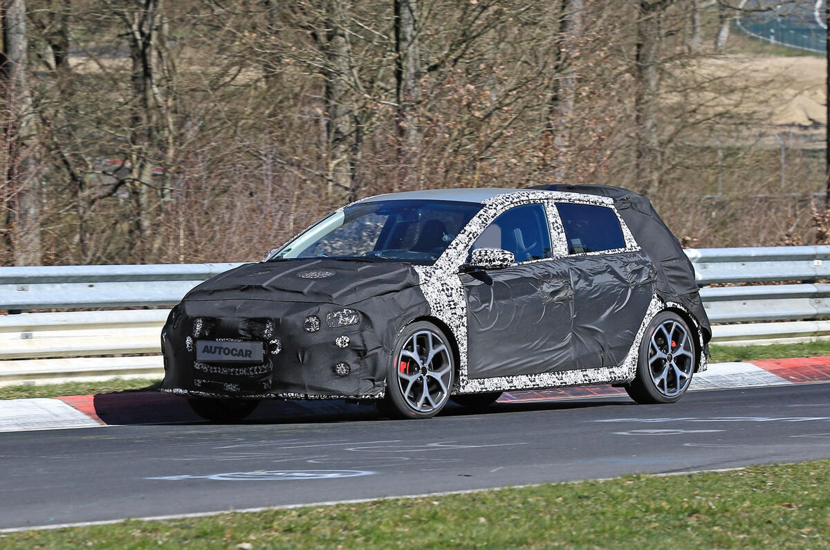 2021 Hyundai i20 N prototype at Nurburgring 2021 Hyundai i20 N prototype at Nurburgring