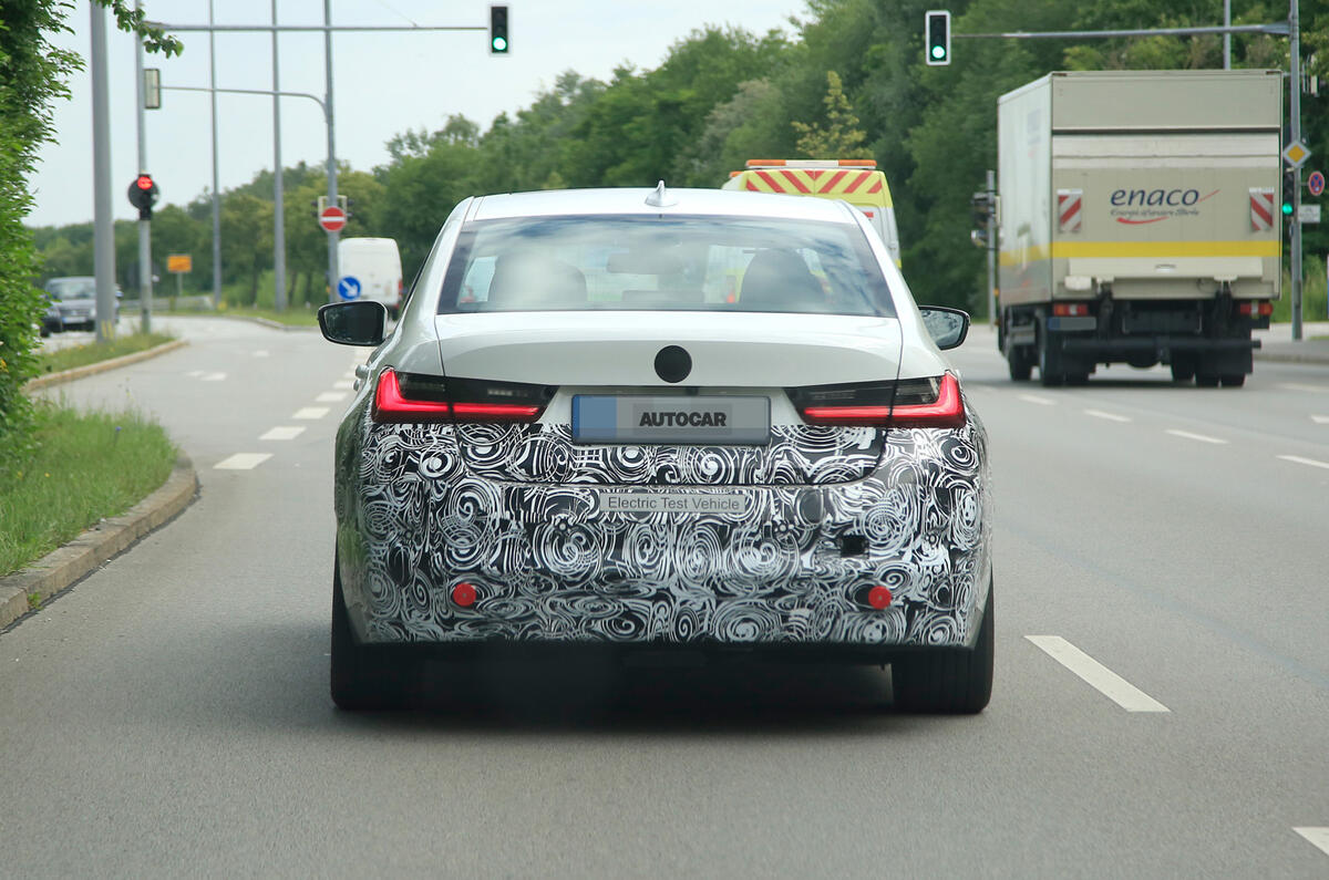 2020 electric BMW 3 Series prototype spy shots 2020 electric BMW 3 Series prototype spy shots