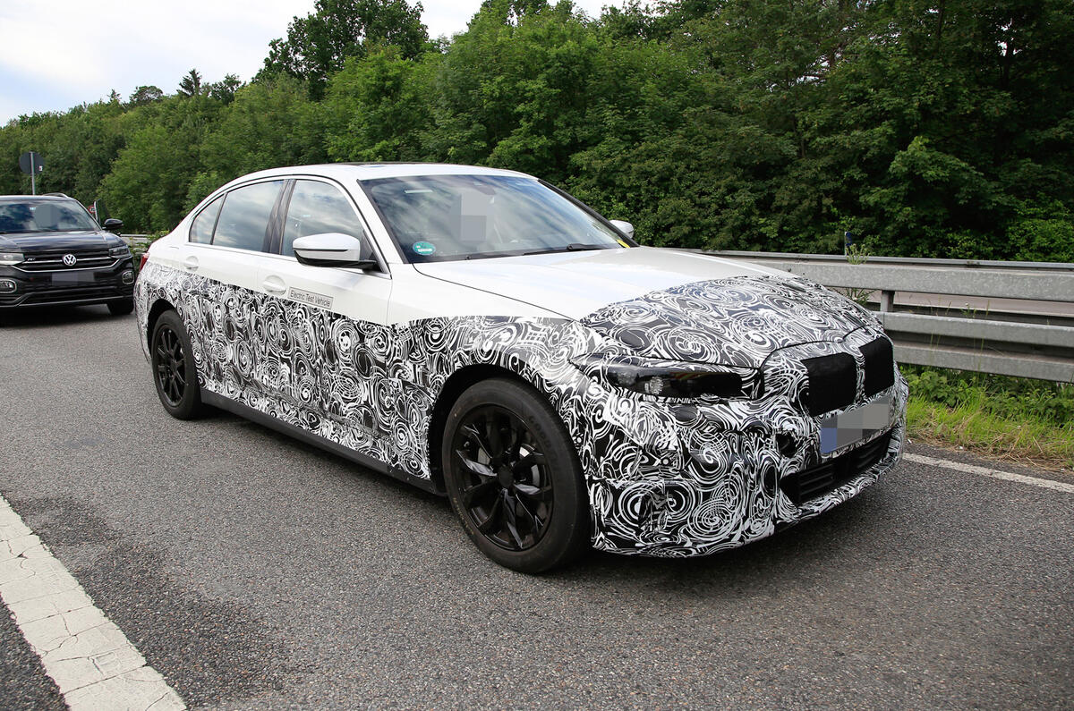 2020 electric BMW 3 Series prototype spy shots 2020 electric BMW 3 Series prototype spy shots