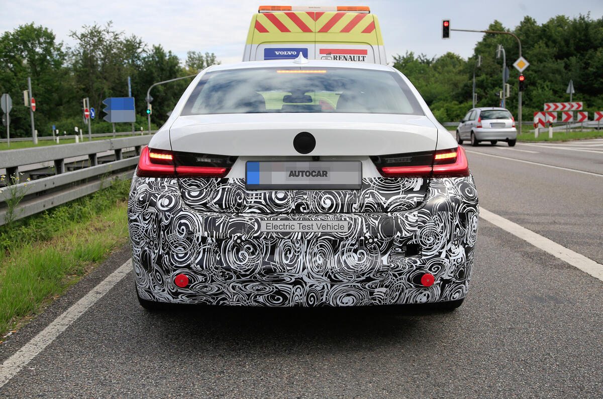 2020 electric BMW 3 Series prototype spy shots 2020 electric BMW 3 Series prototype spy shots