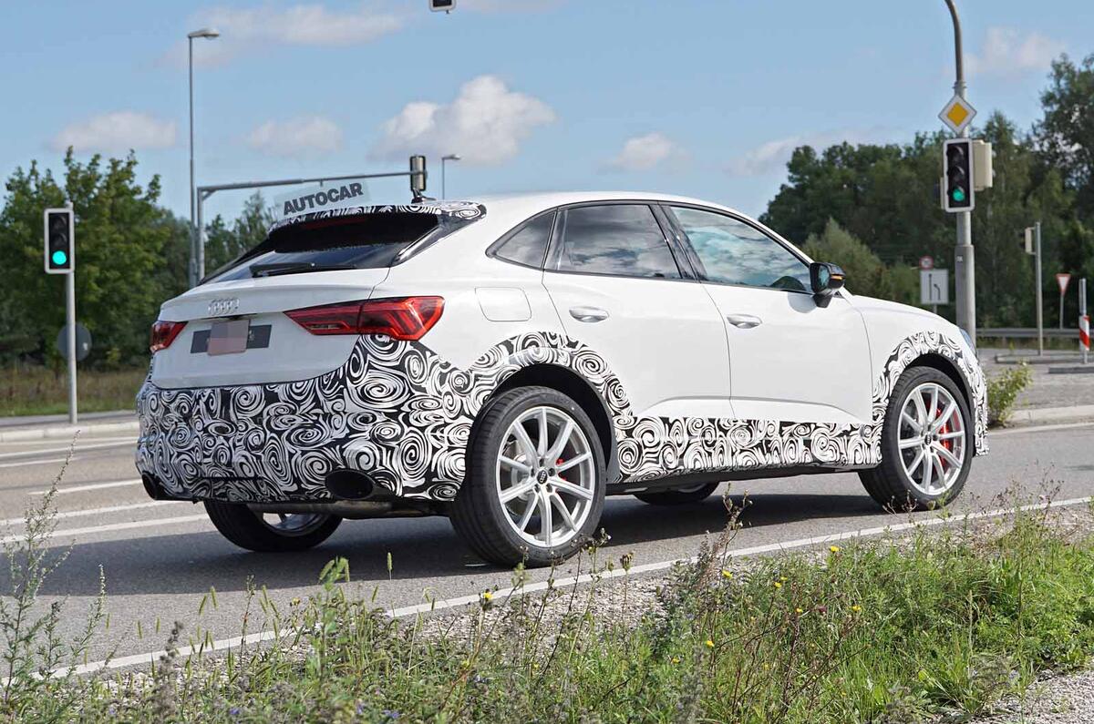Audi RS Q3 Sportback spyshot Audi RS Q3 Sportback spyshot