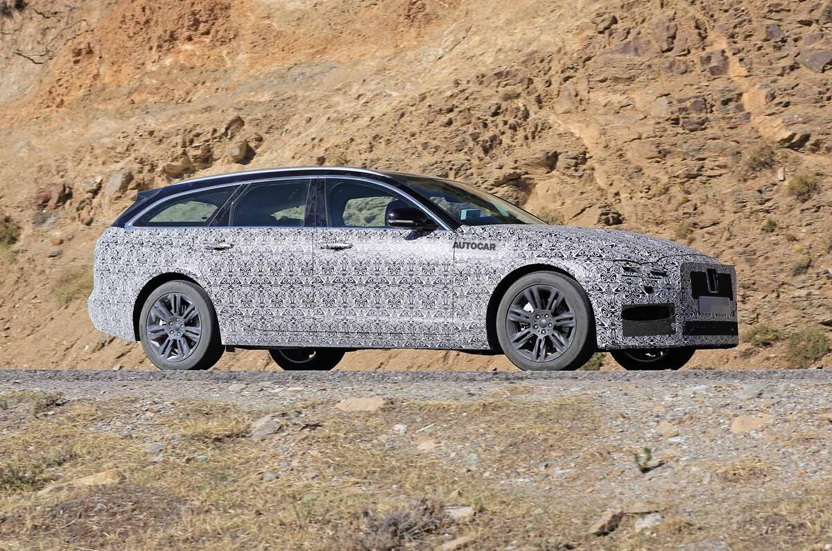 Jaguar XF Sportbrake facelift spies