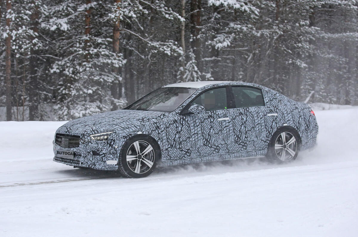 2021 Mercedes-Benz C-Class development mule 2021 Mercedes-Benz C-Class development mule