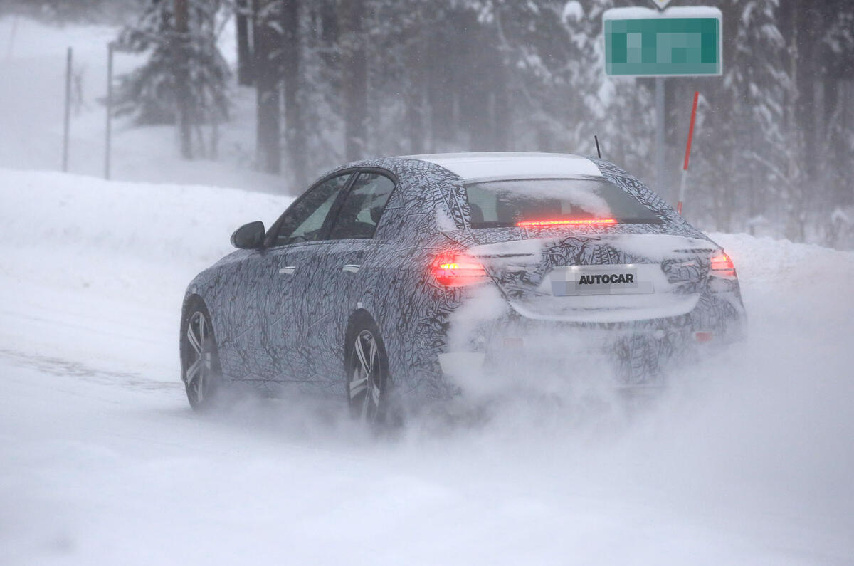 2021 Mercedes-Benz C-Class development mule 2021 Mercedes-Benz C-Class development mule