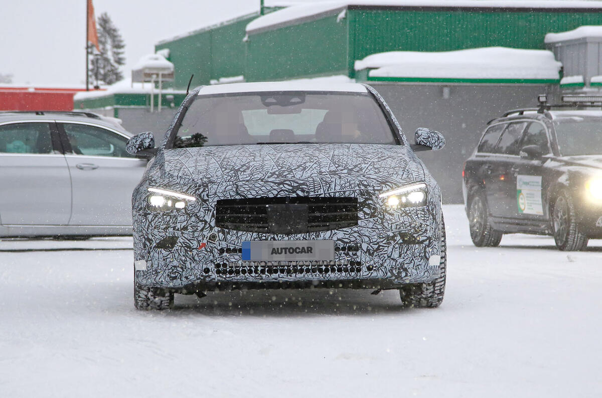2021 Mercedes-Benz C-Class development mule 2021 Mercedes-Benz C-Class development mule