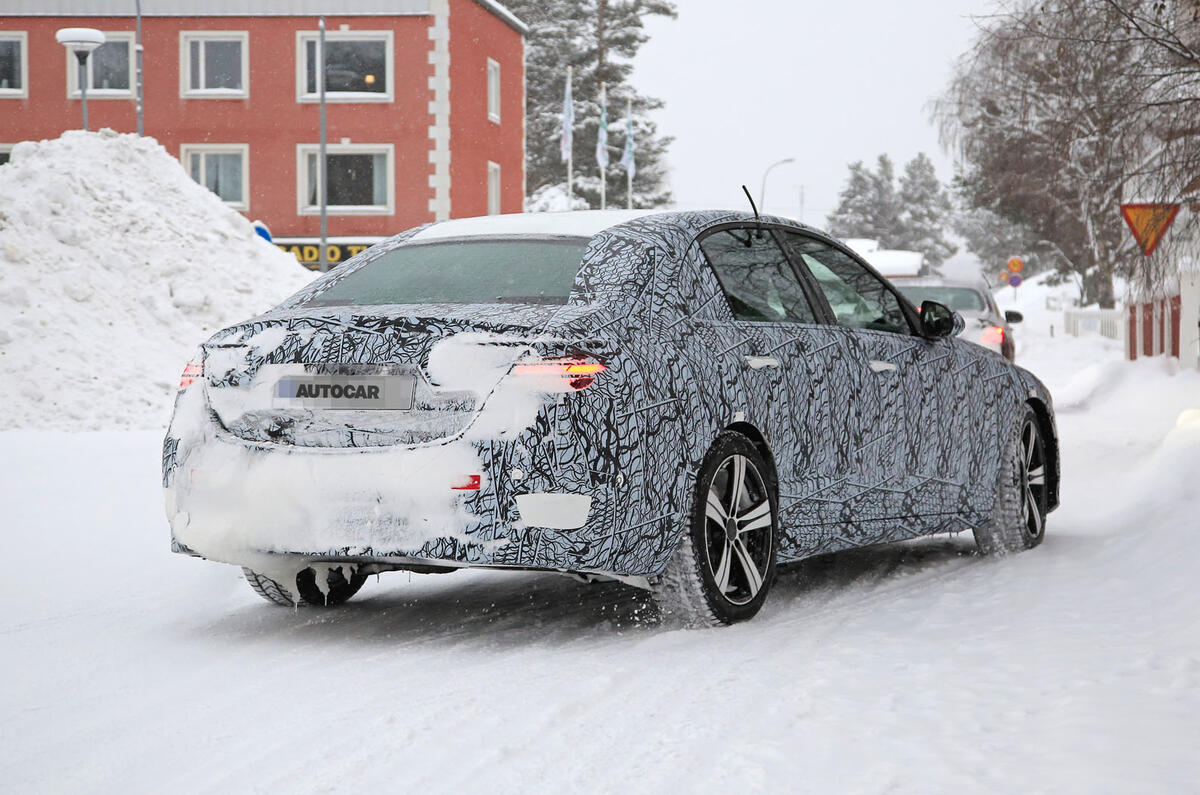 2021 Mercedes-Benz C-Class development mule 2021 Mercedes-Benz C-Class development mule