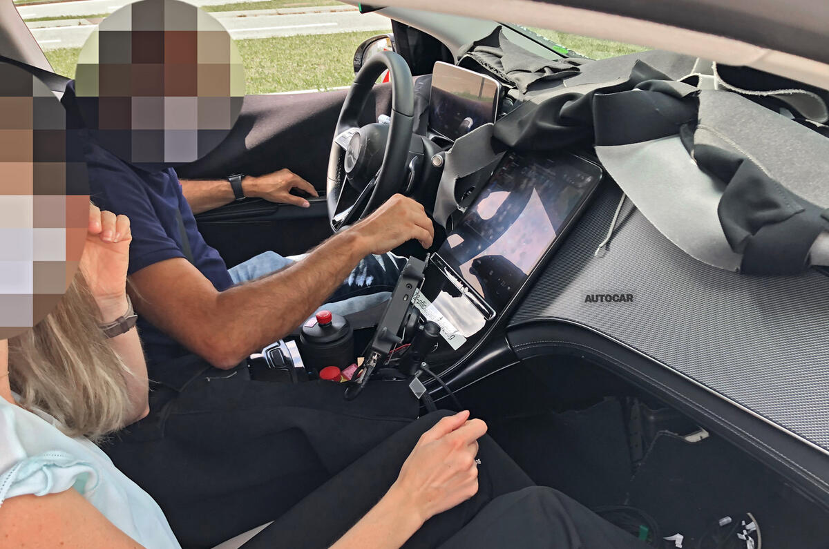 2021 Mercedes-Benz EQS prototype - interior 2021 Mercedes-Benz EQS prototype - interior