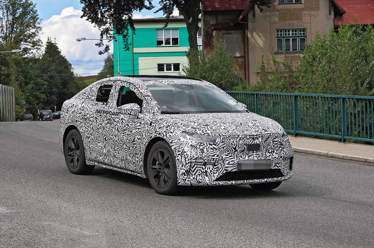 Skoda Enyaq iV coupe front Skoda Enyaq iV coupe front