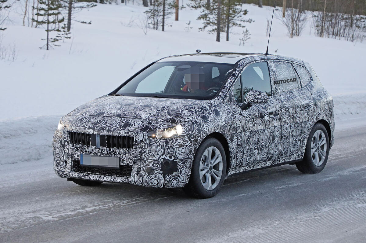 2020 BMW 2 Series Active Tourer prototype - front