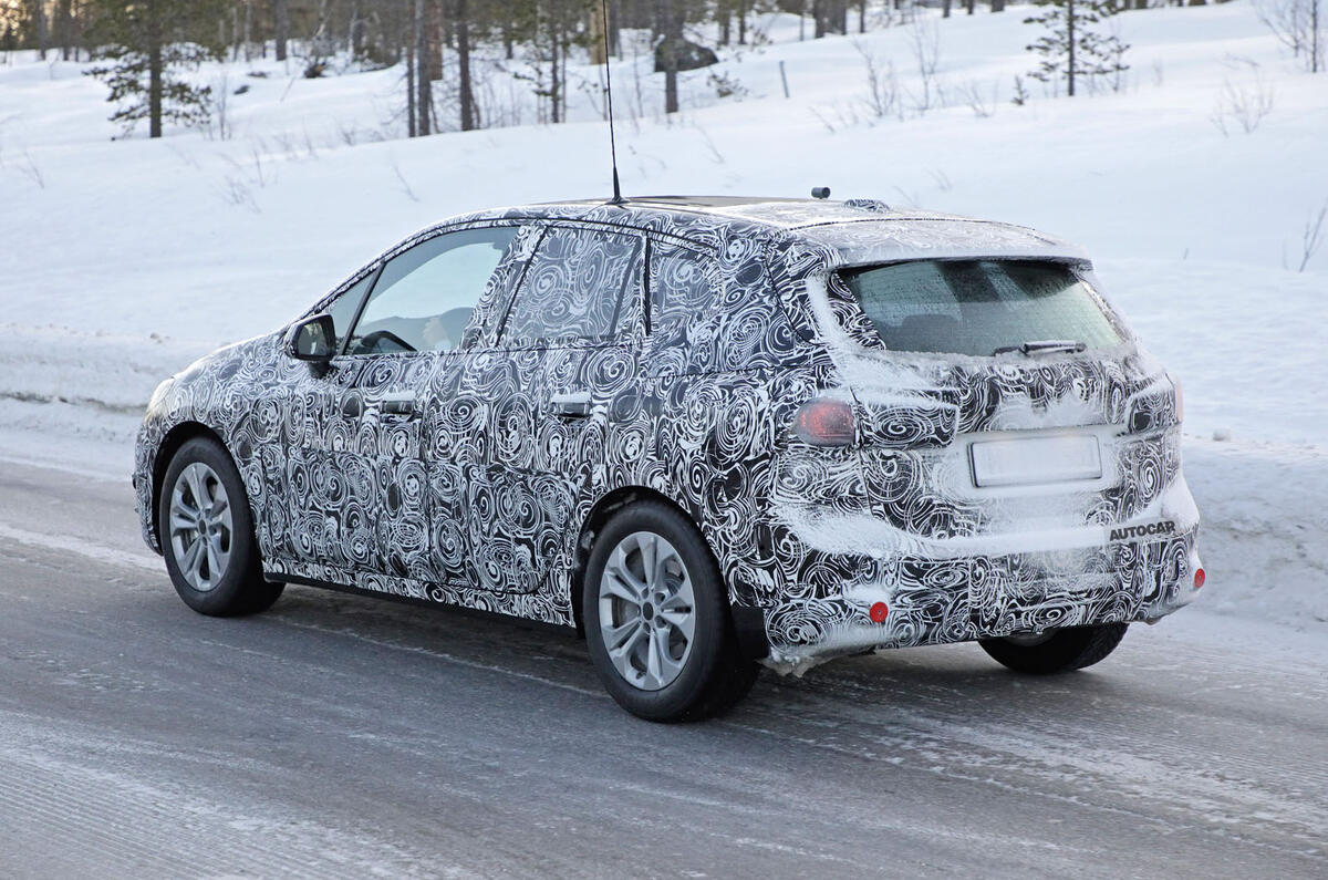 2020 BMW 2 Series Active Tourer prototype - rear 2020 BMW 2 Series Active Tourer prototype - rear