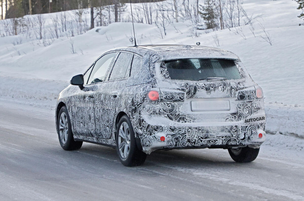 2020 BMW 2 Series Active Tourer prototype - rear 2020 BMW 2 Series Active Tourer prototype - rear