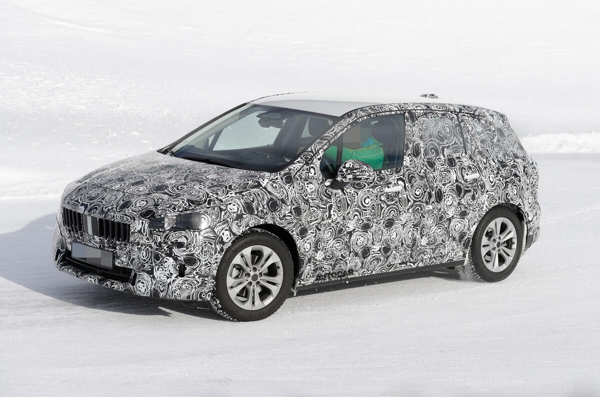 2020 BMW 2 Series Active Tourer prototype - front 3/4