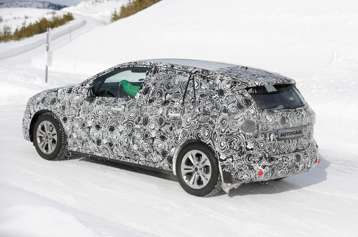 2020 BMW 2 Series Active Tourer prototype - rear 3/4 2020 BMW 2 Series Active Tourer prototype - rear 3/4