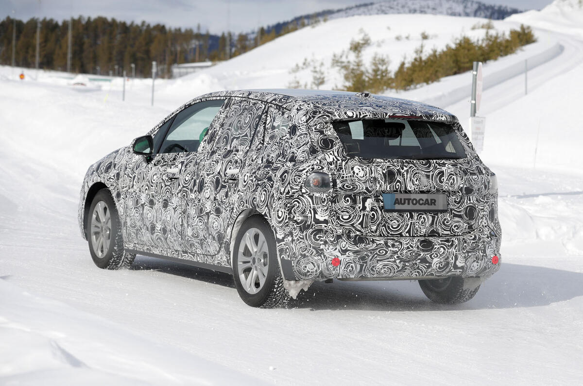 2020 BMW 2 Series Active Tourer prototype - rear 2020 BMW 2 Series Active Tourer prototype - rear