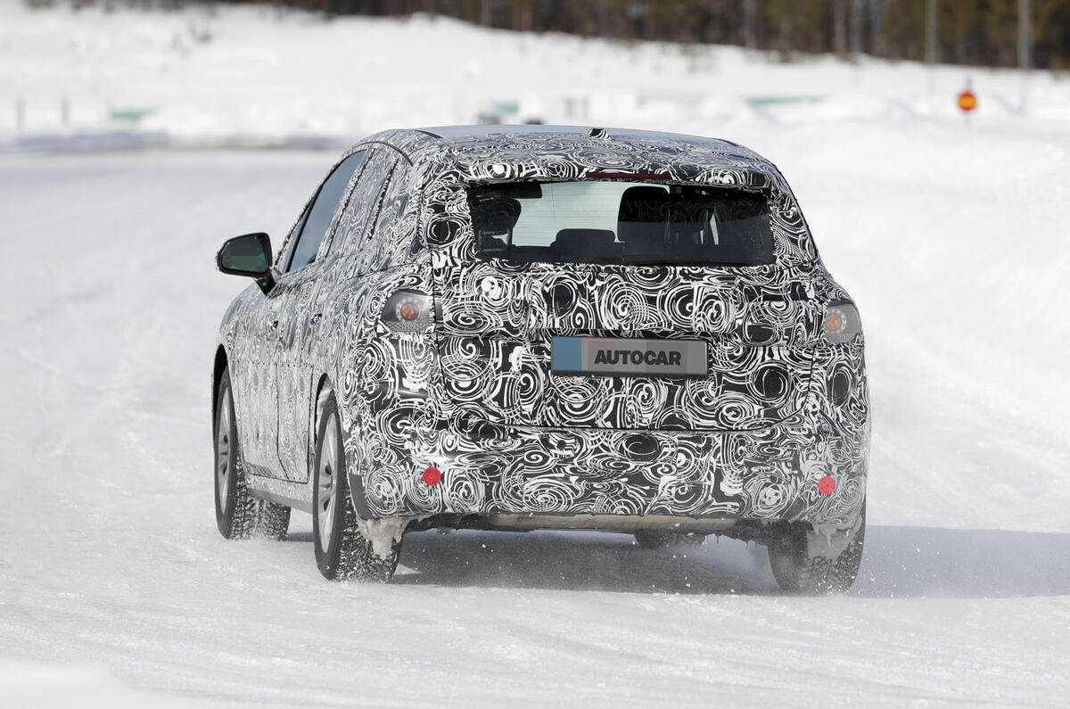 2020 BMW 2 Series Active Tourer prototype - rear 2020 BMW 2 Series Active Tourer prototype - rear