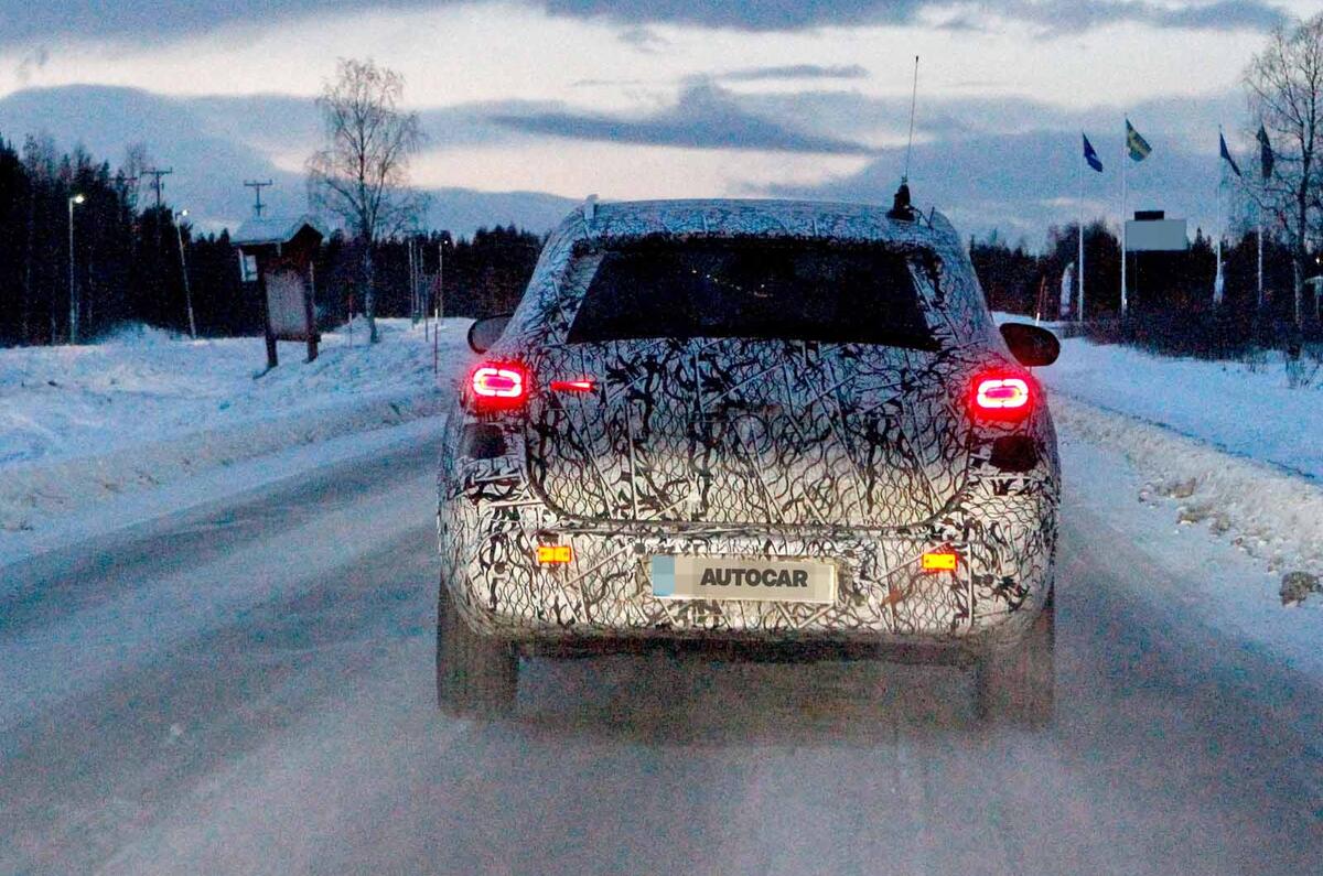 Mercedes EQA test mule
