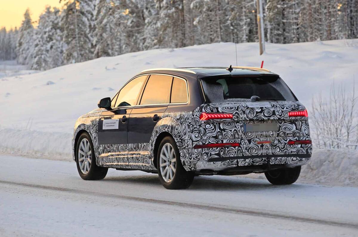 Audi Q7 2019 facelift
