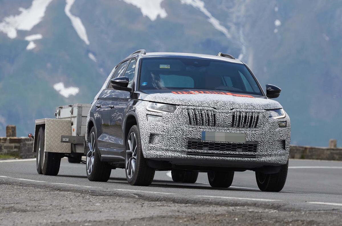 2020 Skoda Kodiaq spy shots