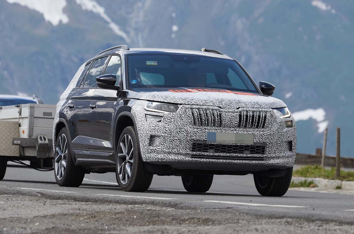 2020 Skoda Kodiaq spy shots