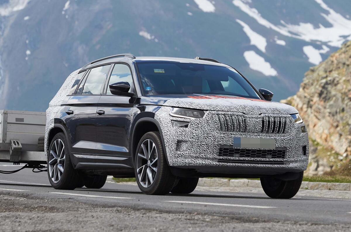 2020 Skoda Kodiaq spy shots