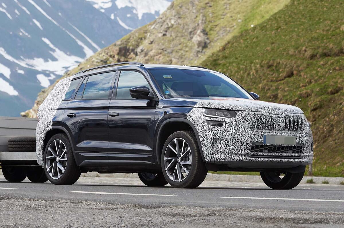 2020 Skoda Kodiaq spy shots
