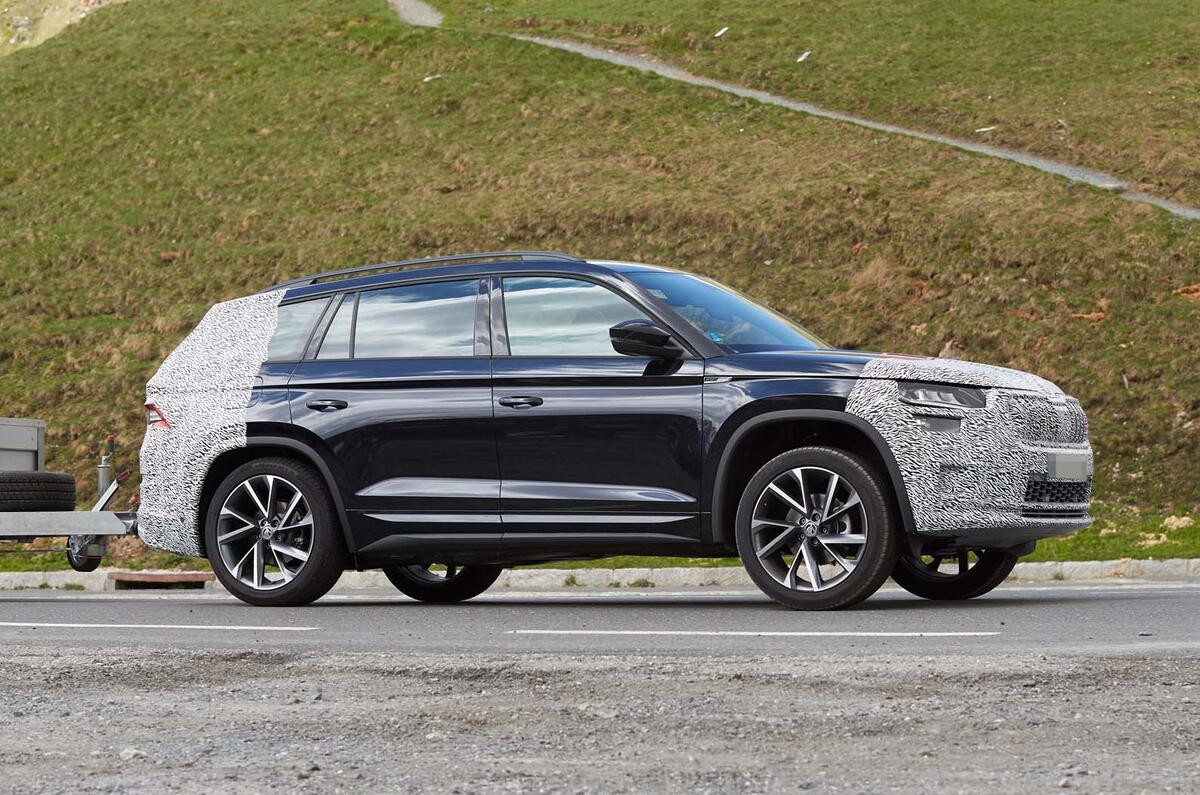 2020 Skoda Kodiaq spy shots