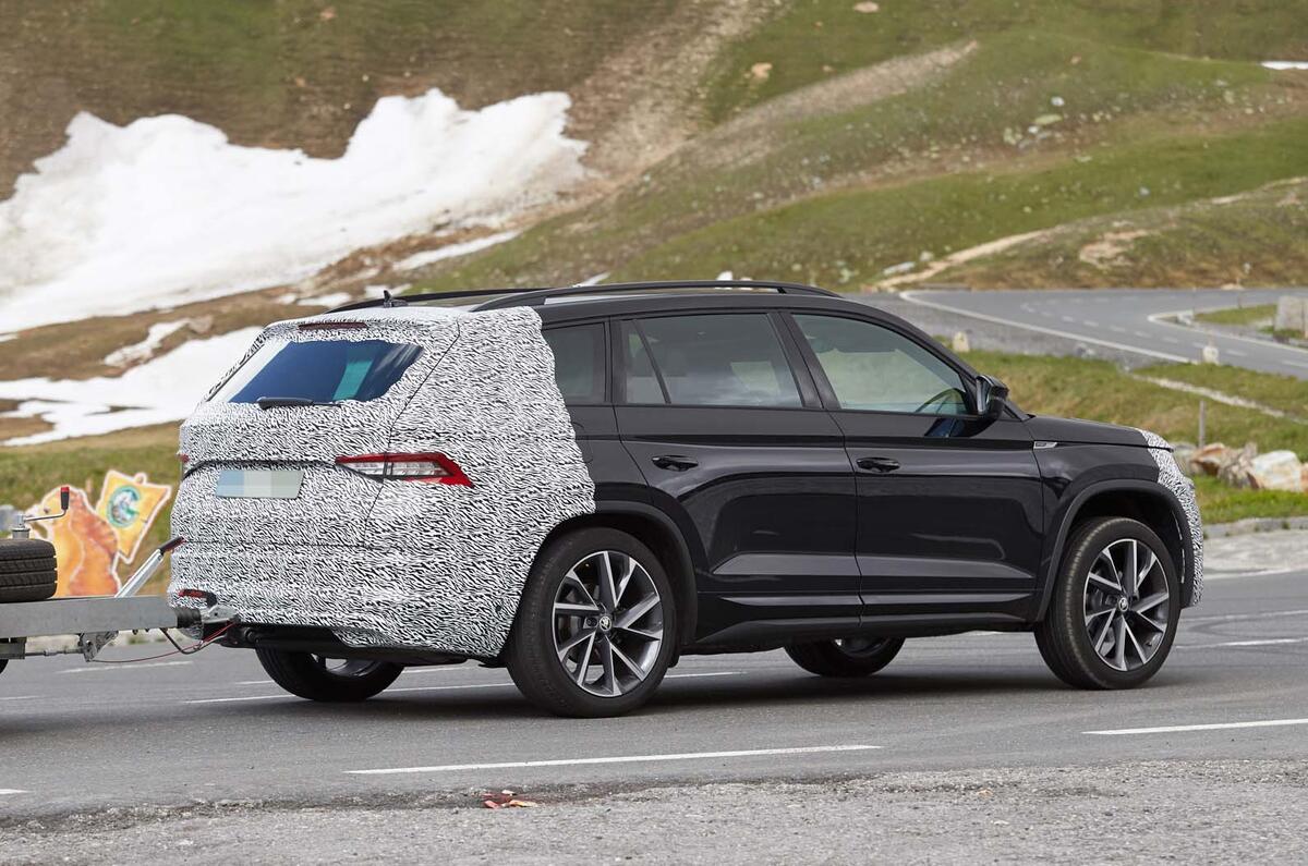 2020 Skoda Kodiaq spy shots