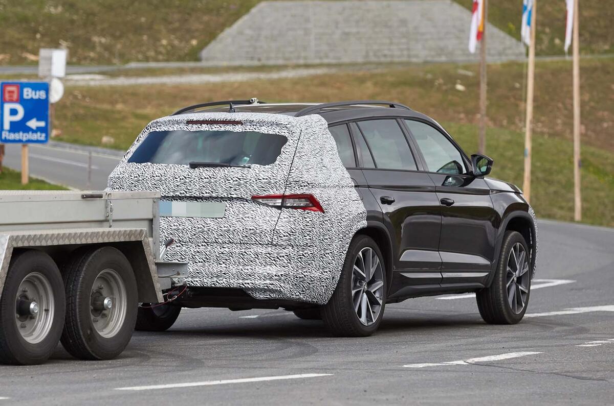 2020 Skoda Kodiaq spy shots