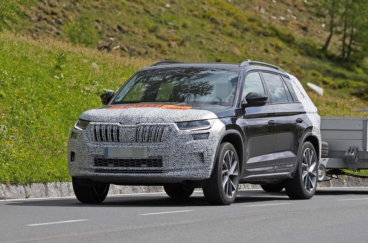 2020 Skoda Kodiaq spy shots