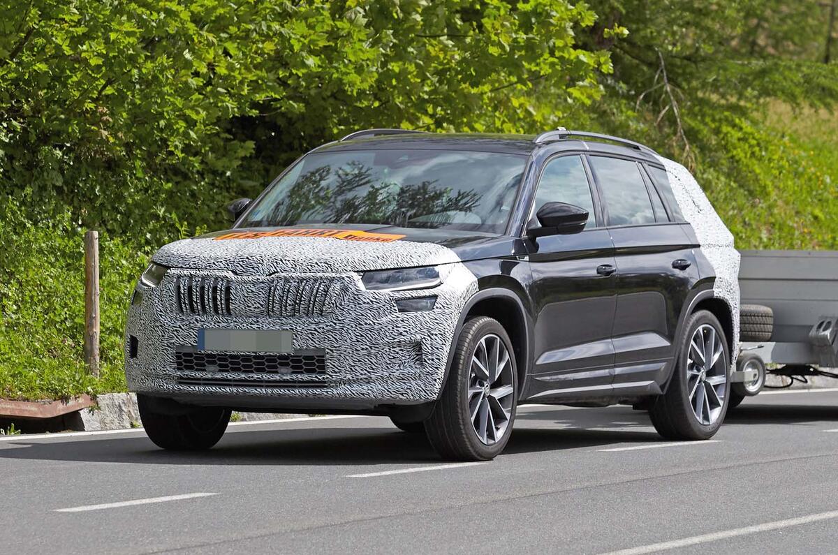 2020 Skoda Kodiaq spy shots