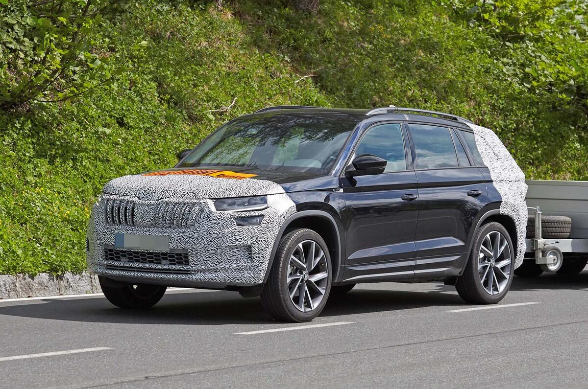 2020 Skoda Kodiaq spy shots