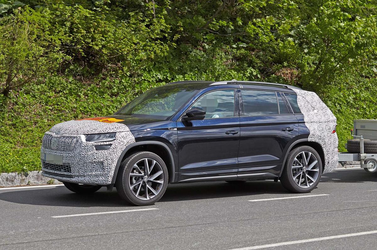 2020 Skoda Kodiaq spy shots