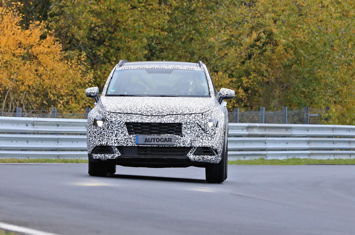 2022 Kia Sportage prototype 2022 Kia Sportage prototype