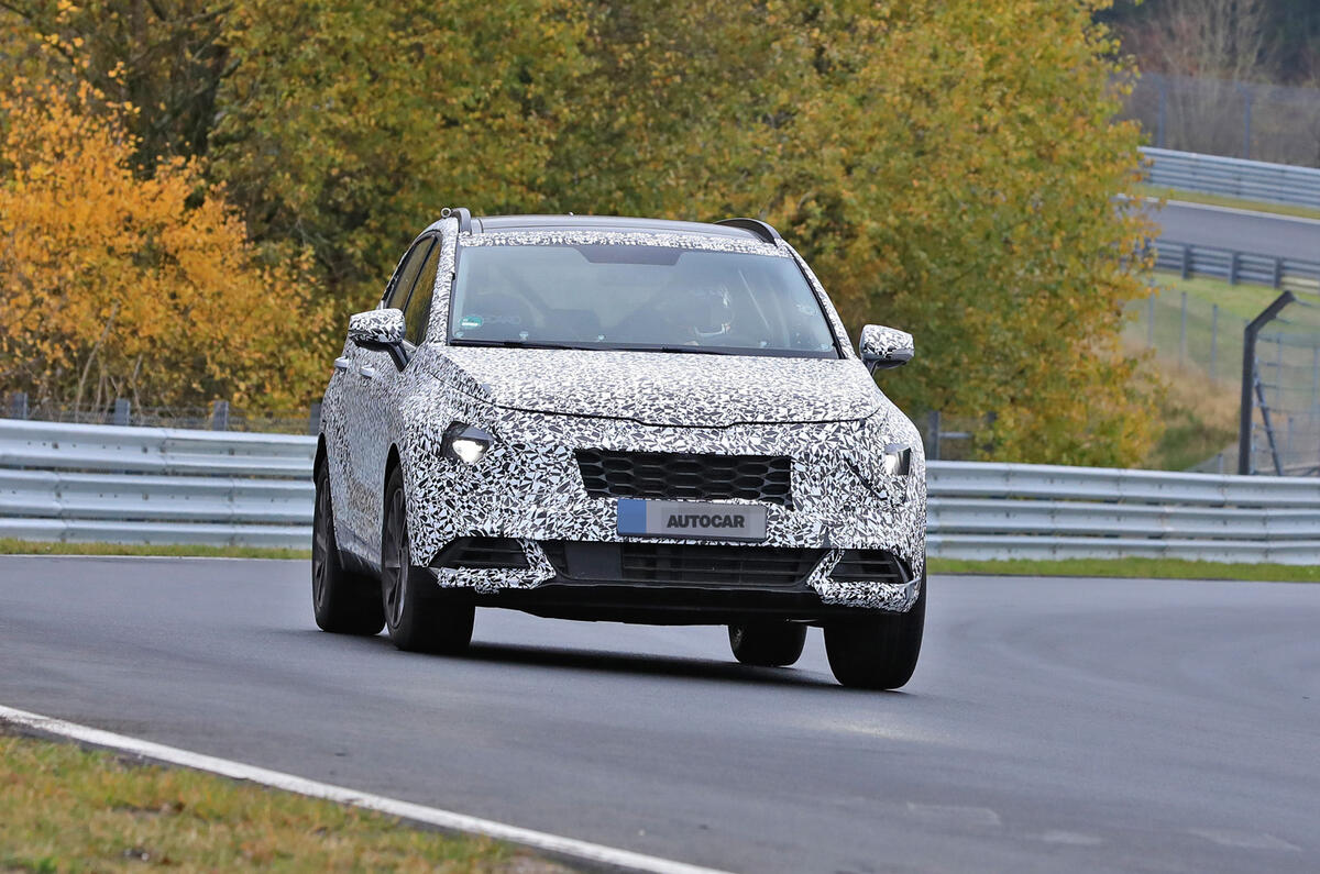 2022 Kia Sportage prototype 2022 Kia Sportage prototype