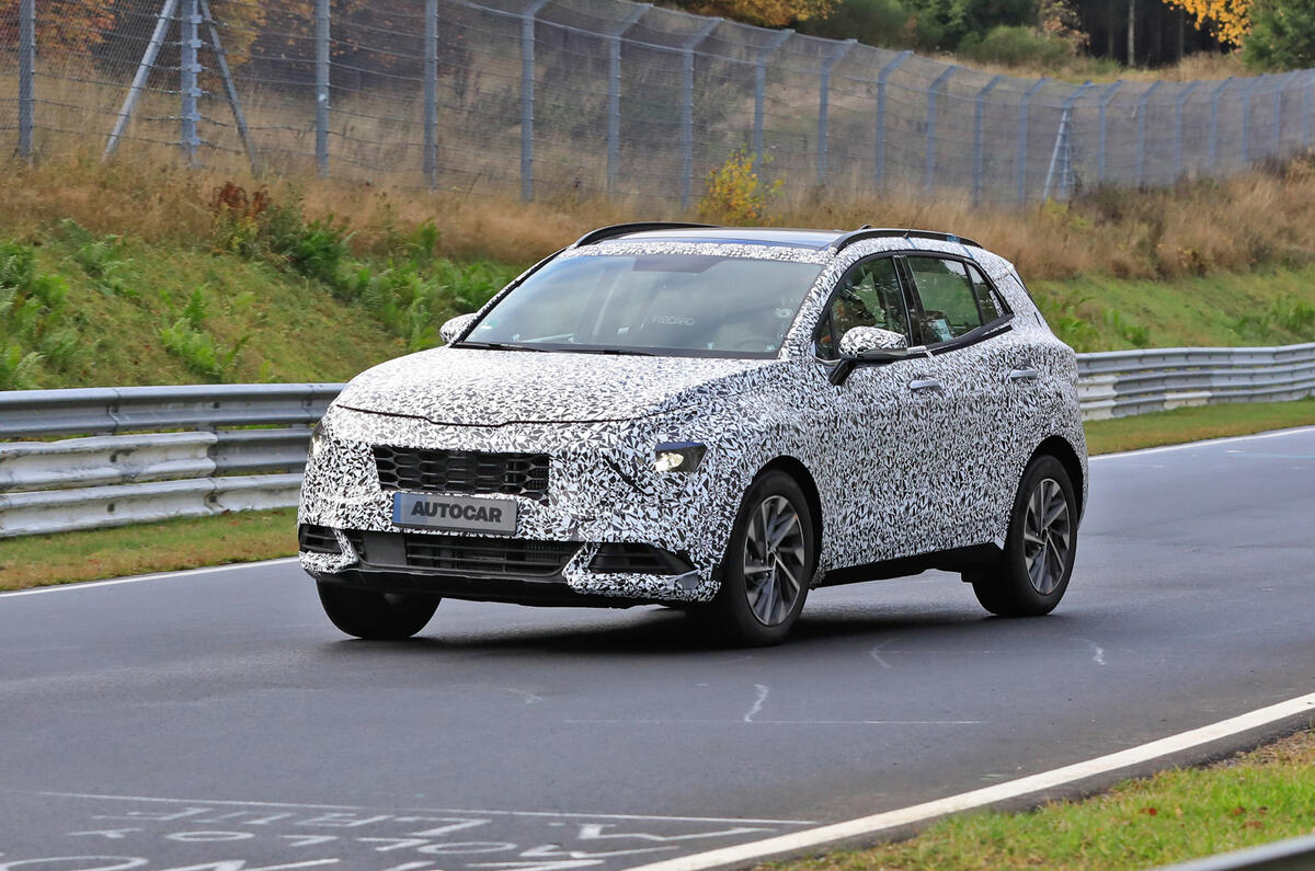 2022 Kia Sportage prototype 2022 Kia Sportage prototype