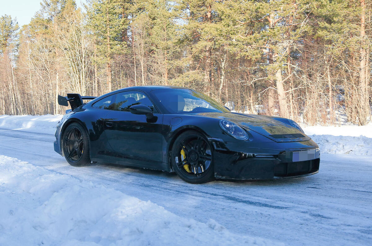 2020 Porsche 911 GT3 winter testing spies