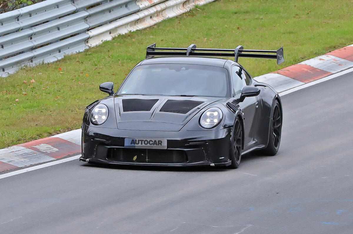 2020 Porsche 911 GT3 RS at the Nurburgring
