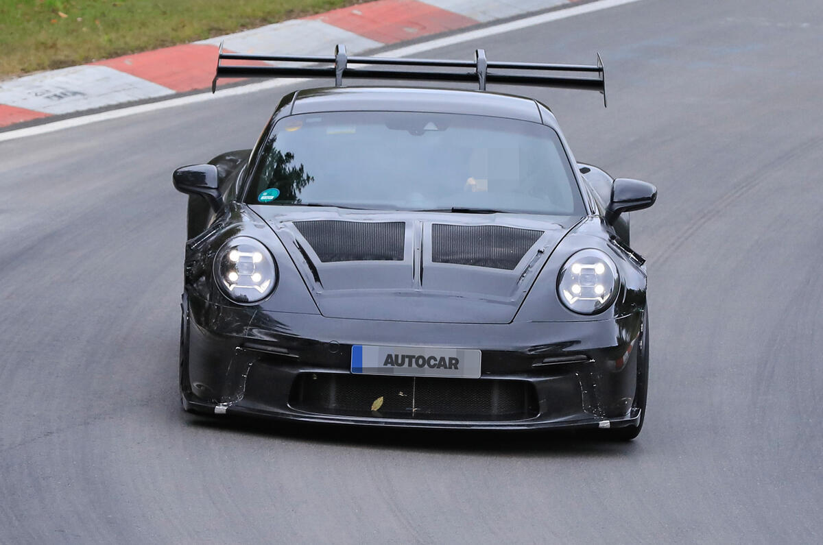 2020 Porsche 911 GT3 RS at the Nurburgring