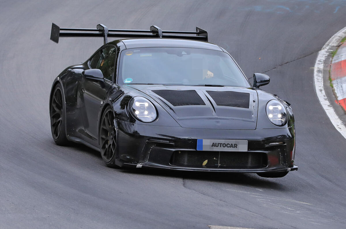 2020 Porsche 911 GT3 RS at the Nurburgring